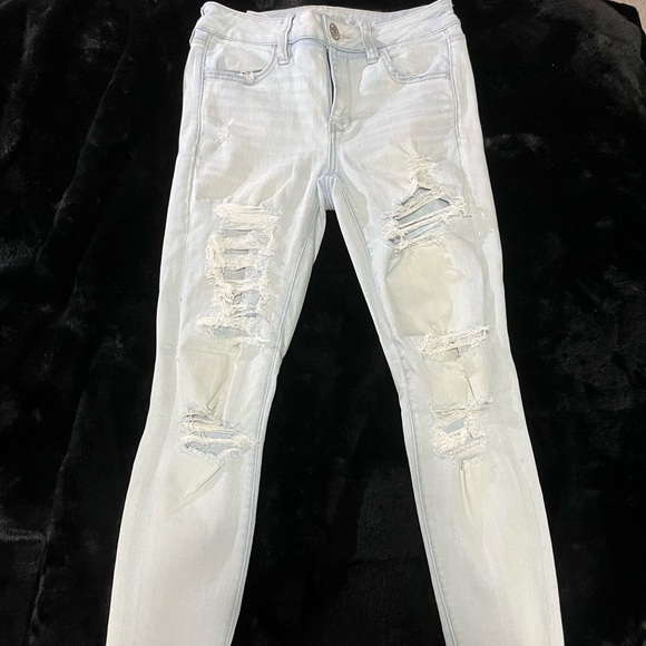 American eagle ripped jeans - size 4R - Picture 9 of 10